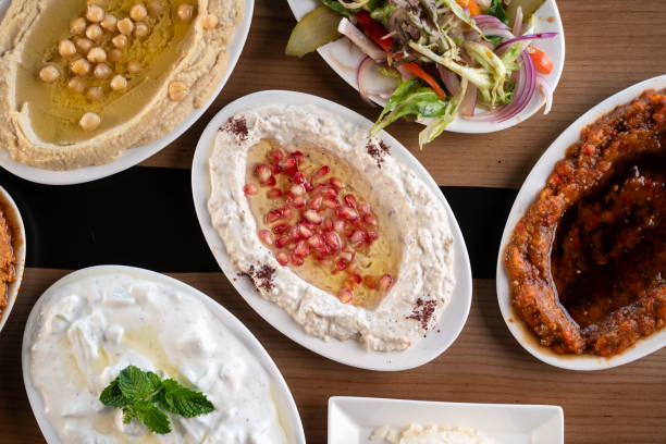 istock Various appetizers of Middle Eastern cuisine. 2179353522