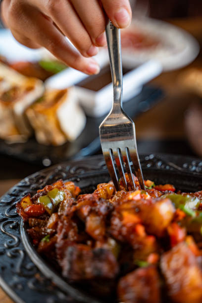 istock Various traditional Turkish dishes in the restaurant. 2179367547