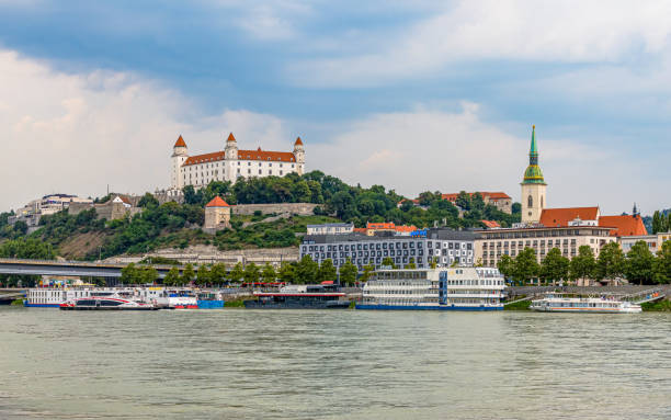 Bratislava, Slovakia - July 12, 2024: Bratislavský hrad, Dóm sv. Martina