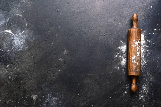 istock Culinary background with ingredients for baking : flour, egg and sugar . Top view with copy space. 2179409925
