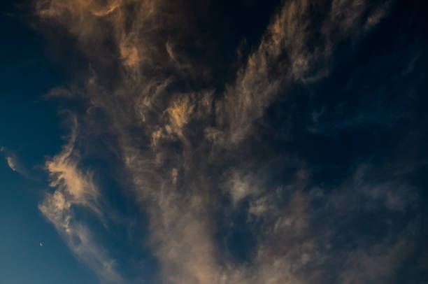 istock The sky is blue with a few clouds 2179419336