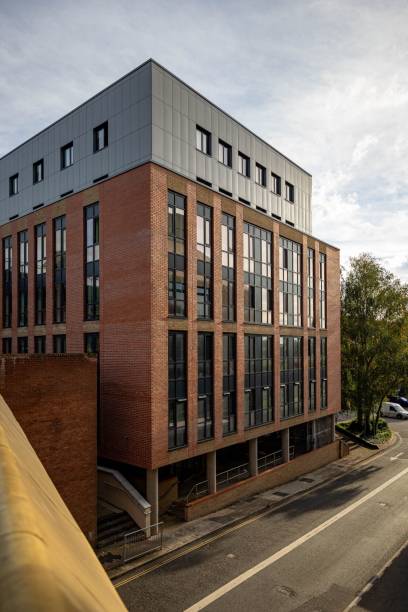 istock Modern office building with street view, Worcester 2179419801