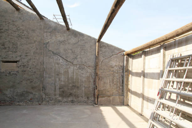 istock a partly destroyed old barn in the countryside closeup 2179435065
