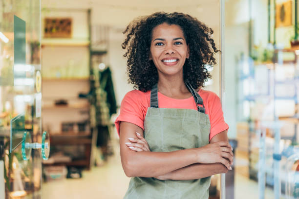 istock Beautiful flower shop owner 2179435782