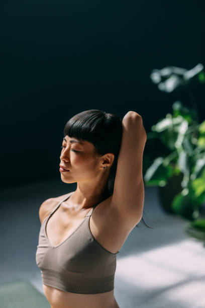 istock Serene Woman Practicing Yoga with Focused Concentration and Peace 2179438446