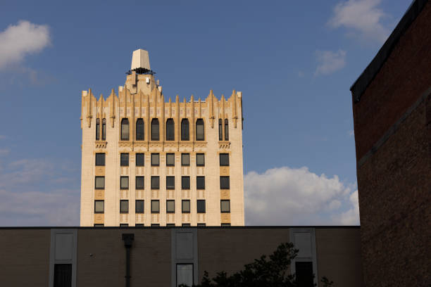 Prominent architecture in downtown San Antonio.