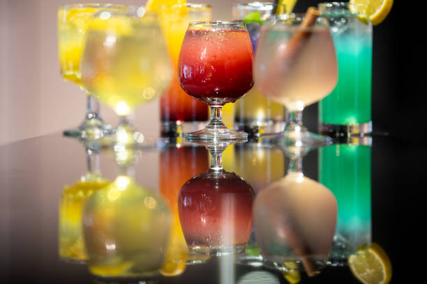 istock Craft Cocktail Assortment on Bar 2179480569