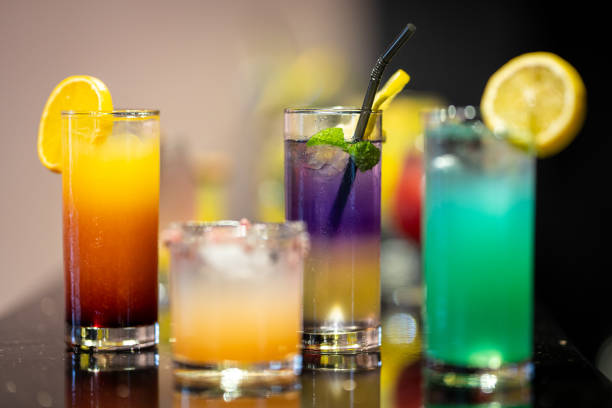 istock Craft Cocktail Assortment on Bar 2179480575