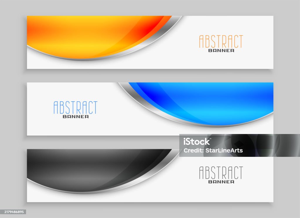 Basic Information Header Modern And Abstract Wide Website Header Template For Business ...