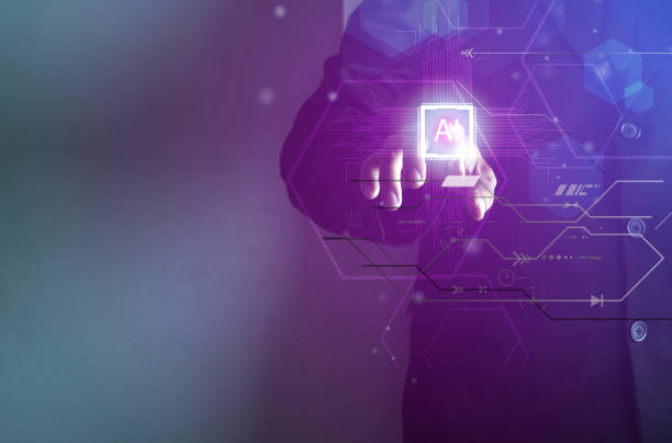 istock The concept of artificial intelligence technology. Mobile phones 2179495085