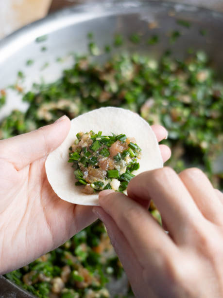 istock Dumplings made during the beginning of winter season 2179495465