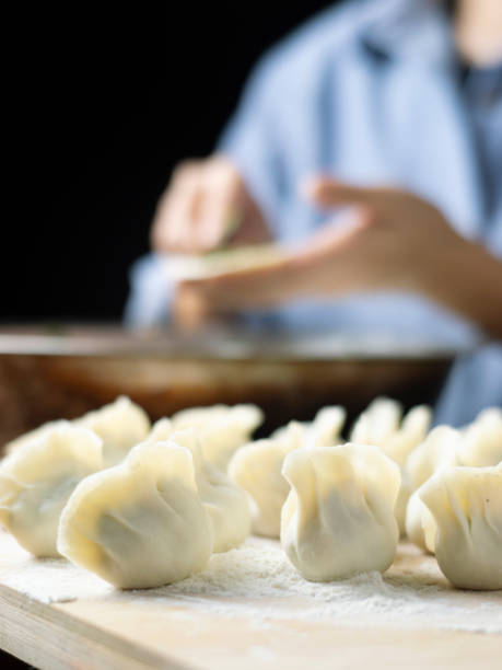 istock Dumplings made during the beginning of winter season 2179495836