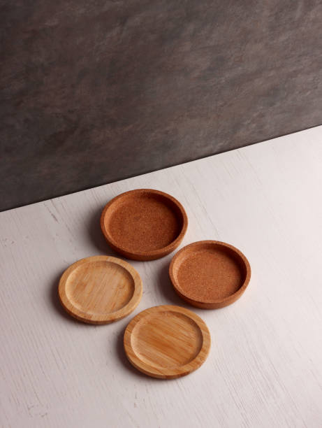 istock wood table mock up plate empty product business photo display circle kitchen podium object brown old 2179501478