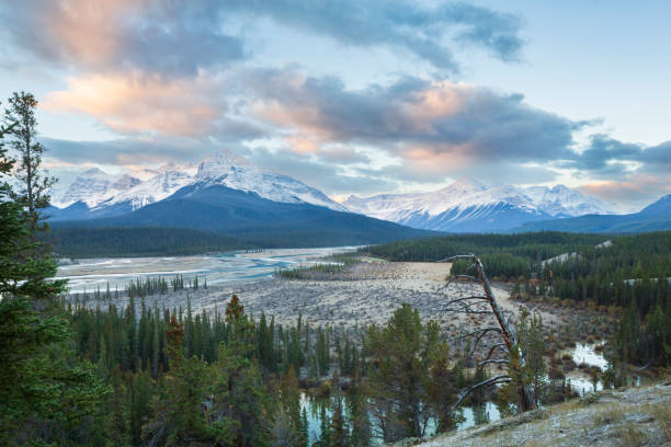 istock North Saskatchewan River, Canadian Rockies, Canada. 2179506137