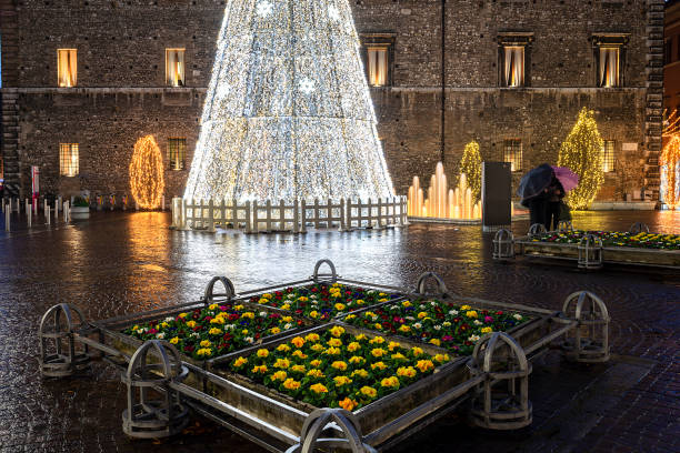Terni, Umbria, Italy:Christmas in Piazza del Popolo in Terni
