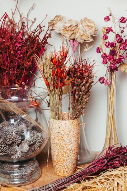 istock Dried flowers and pinecones arrangement 2179506880