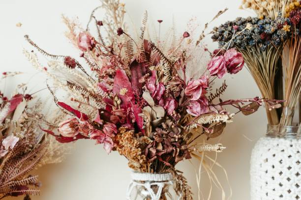 istock Dried Flower Arrangement in Macrame Holder 2179506895