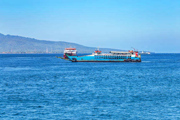 istock Old ferries in the sea, Island Java, Bali, Indonesia, Southeast Asia. 2179507591
