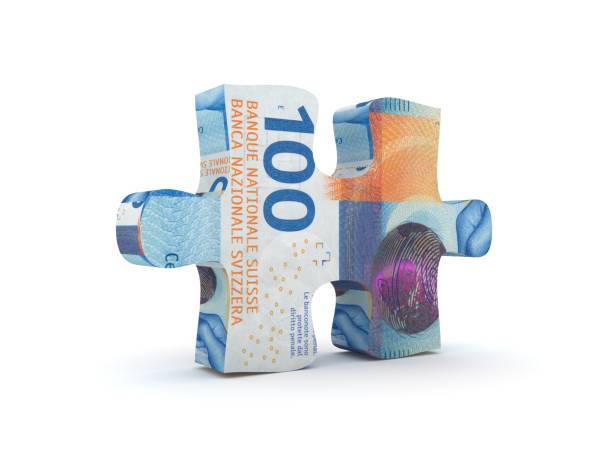 istock Swiss franc money finance puzzle 2179509727