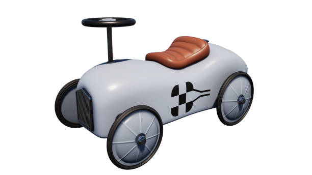 A ribbon wrapped undefinable model car as a gift.