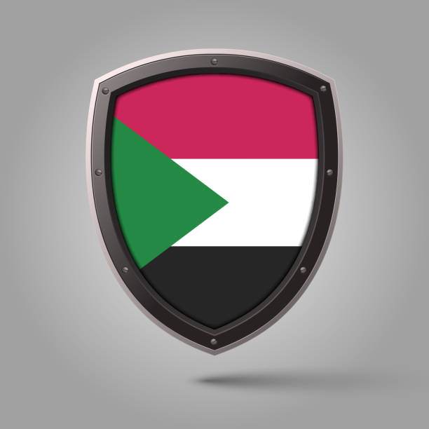 istock National Shield of SUDAN Flag with Original color 2179521430