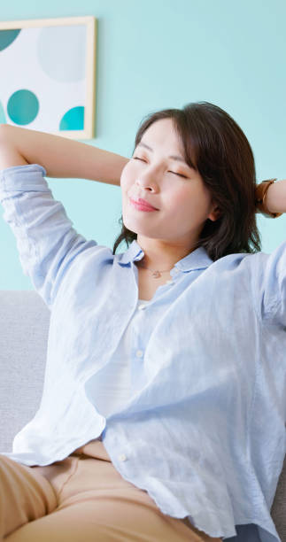 istock woman take a deep breath 2179528330