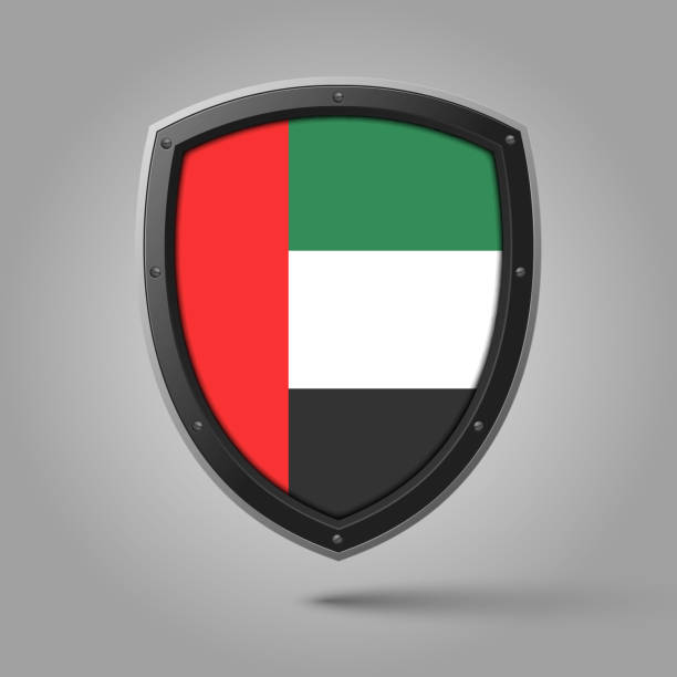 istock National Shield of UAE Flag with Original color 2179528512