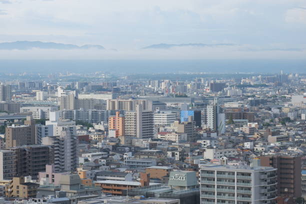 istock Osaka, Japan Skyline, Architecture, and High Rise Buildings 2179535589