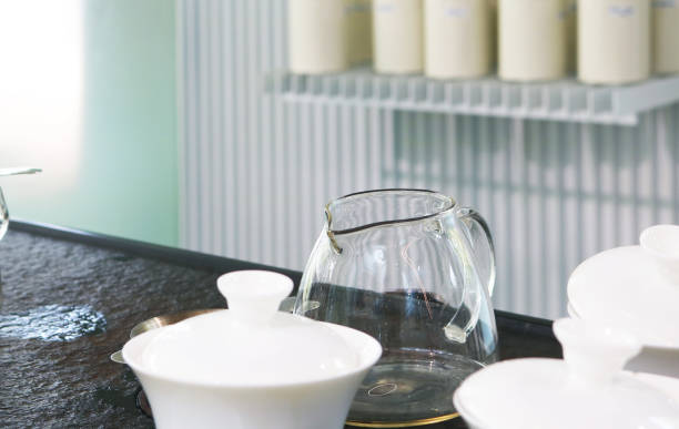 istock Heat resistant glass tea pitcher. 2179539915