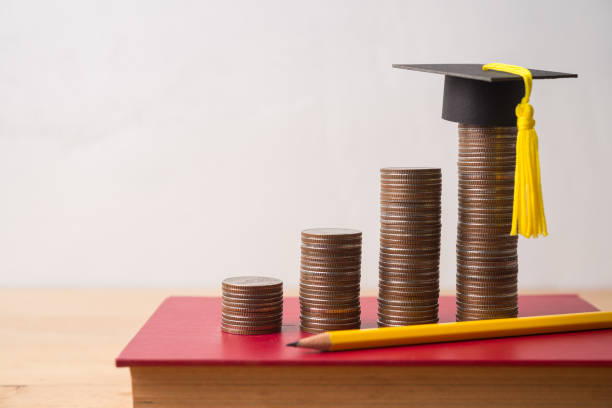 istock Education growth and development from scholarship, money savings or loan for education abroad concept. 2179541978