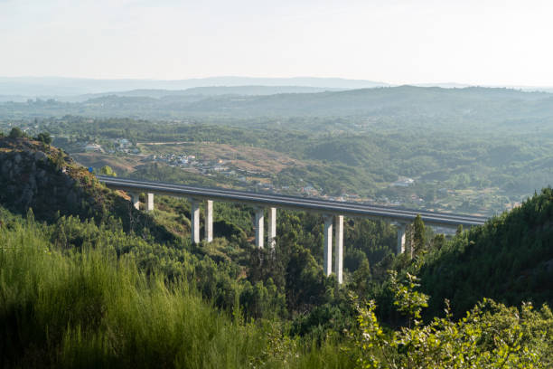 istock Bridge over the valley, an encounter with mountain beauty 2179553072