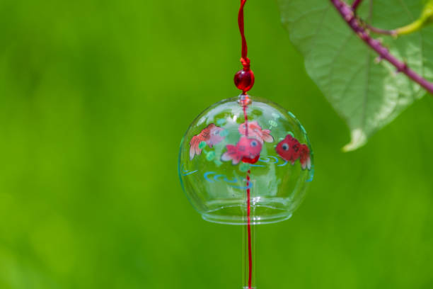 istock Glass Wind Chime with Goldfish Design 2179553467