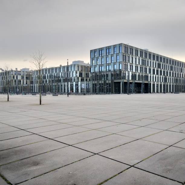 University Building in the cloudy weather