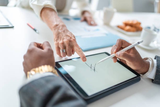 istock Diverse Business Colleagues with Digital Tablet 2179554252
