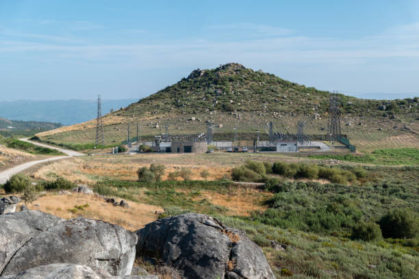 istock Electrical substation in tune with the mountainous landscape 2179559976