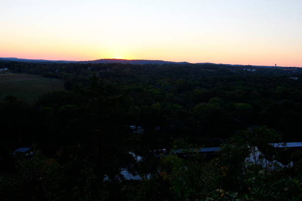 istock Sunset at Point Lookout, Missouri 2179561879