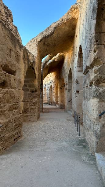 istock Ancient Roman Amphitheater Corridor, Portrait 2179567465