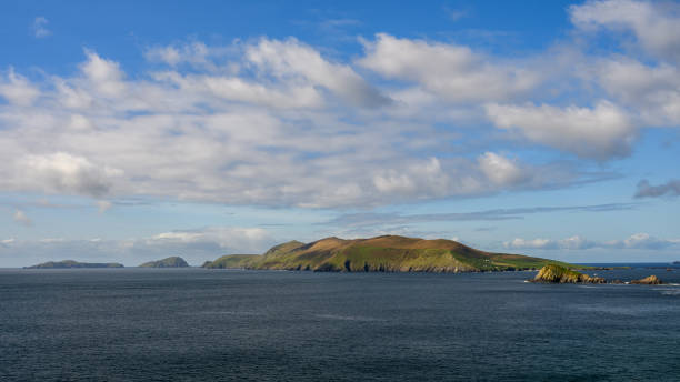 istock Rugged coastline under blue sky at Dunmore Head on Dingle Peninsula, Ireland 2179569890