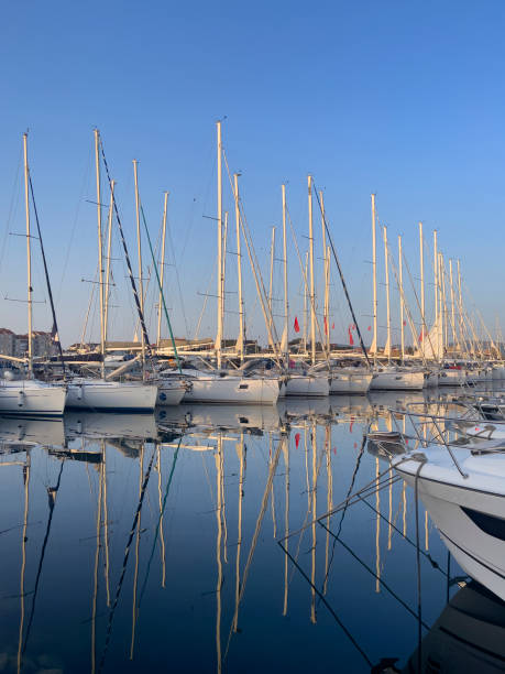 istock sunrise in the port 2179587905