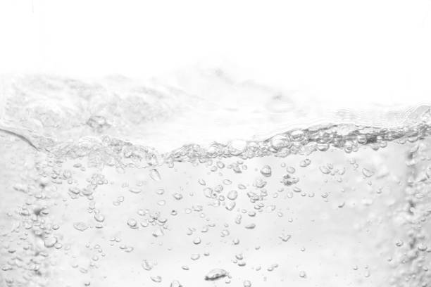 istock Air bubbles on a white background, perfect for designs and branding projects that highlight cleanliness and freshness 2179593550