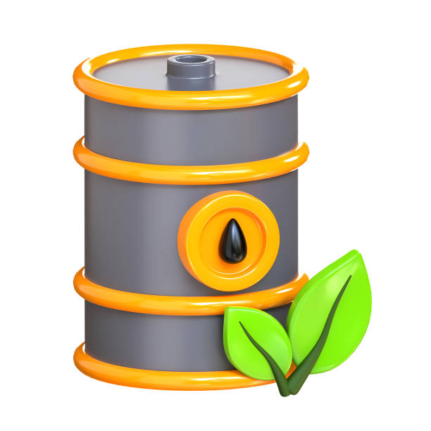istock 3D Eco-Friendly Oil Barrel Icon 2179595419