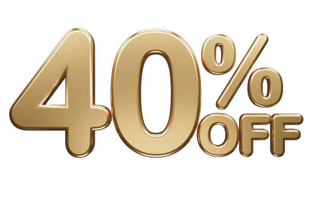 istock Sale discount percent icon element on white background 2179595994