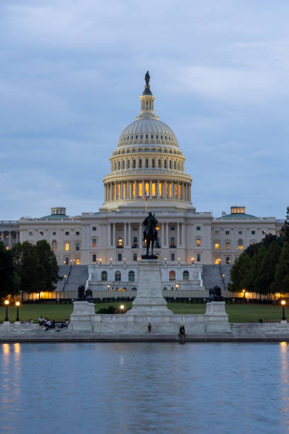 istock US Capitol building at dusk 2179599339