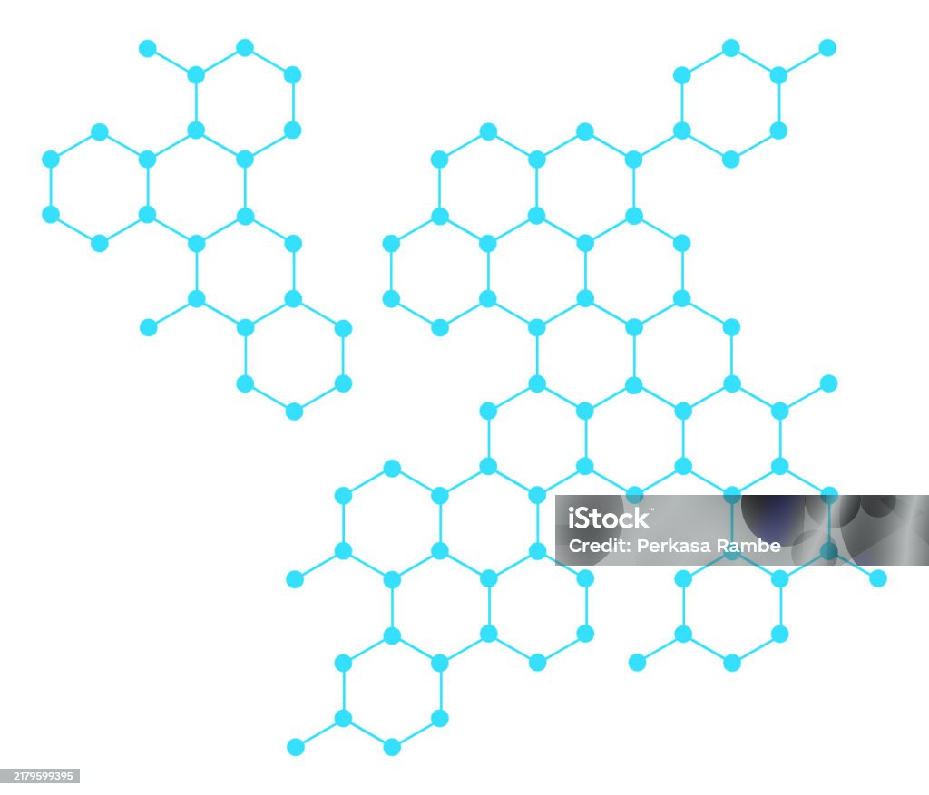 Abstract Molecule Structure Pattern Isolated On Transparent Background ...