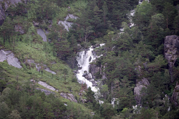 Norway, Lysefjord: - The Lysefjord is a fjord in Ryfylke east of Stavanger in the county of Rogaland in southern Norway.