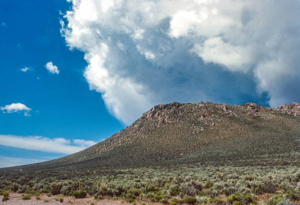 Nevada - Storm Clouds Coming In - 1978. Scanned from Kodachrome 25 slide.