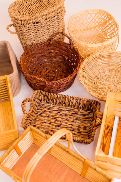 istock Various kinds of baskets closeup 2179609733