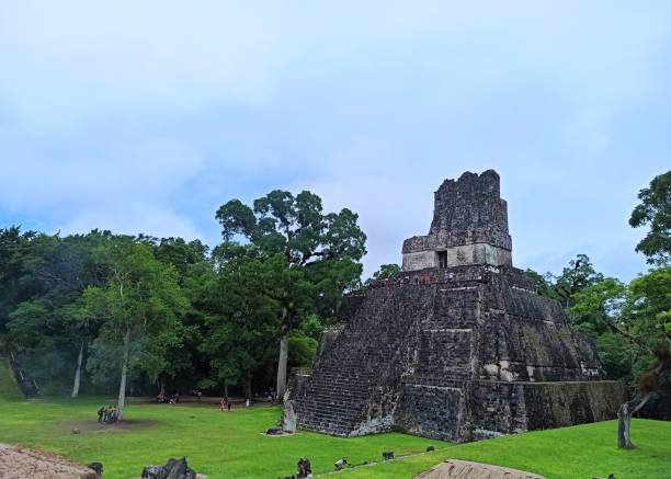 istock Temple II: A Majestic Mayan Structure in Tikal, Peten, Guatemala 2179610143