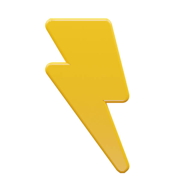 istock Electricity star rating icon element on white background 2179610201