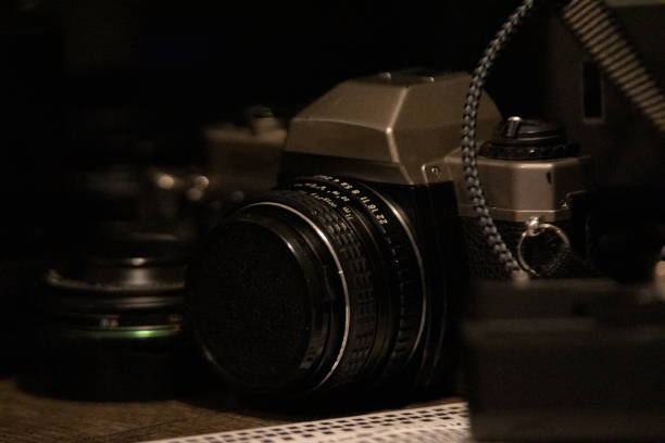 istock An old film camera resting after a days work 2179613045